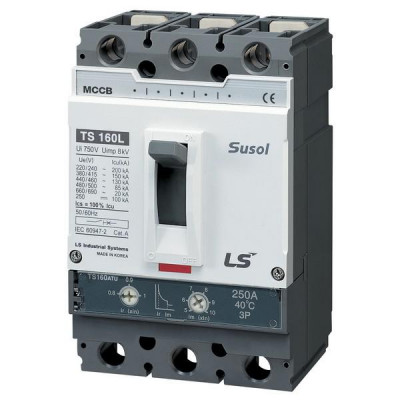 Выключатель автоматический 3п 3т 125А 50кА TS160N ATU LS Electric 105025900