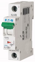 Выключатель автоматический модульный 1п C 6А 10кА PL7 EATON 262701