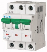 Выключатель автоматический модульный 3п C 6А 10кА PL7 EATON 263406