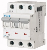 Выключатель автоматический модульный 3п C 16А 6кА PL7 EATON 263409