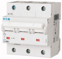 Выключатель автоматический модульный 3п B 50А 25кА PLHT-B50/3 EATON 248028
