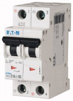 Выключатель автоматический модульный 2п C 16А 10кА FAZ-C16/2-DC EATON 279140