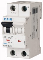 Выключатель автоматический модульный 2п (1P+N) C 10А 25кА FAZT-C10/1N EATON 241027