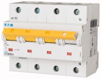 Выключатель автоматический модульный 4п (3P+N) B 125А 15кА PLHT-B125/3N EATON 248058