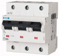 Выключатель автоматический модульный 3п B 40А 25кА PLHT-B40/3 EATON 248027