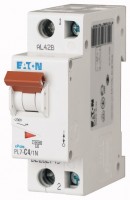 Выключатель автоматический модульный 2п (1P+N) C 4А 10кА PL7-C4/1N EATON 262745