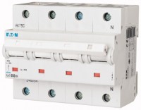 Выключатель автоматический модульный 4п (3P+N) B 50А 25кА PLHT-B50/3N EATON 248054