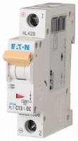 Выключатель автоматический модульный 1п C 13А 6кА PL7-C13/1-DC EATON 264888
