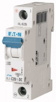 Выключатель автоматический модульный 1п C 20А 6кА PL7-C20/1-DC EATON 264890