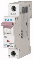 Выключатель автоматический модульный 1п C 32А 6кА PL7-C32/1-DC EATON 264892