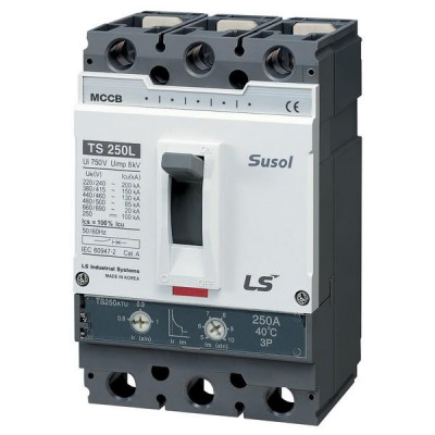Выключатель автоматический 4п 4т 250А 50кА TS250N ATU LS Electric 106046400