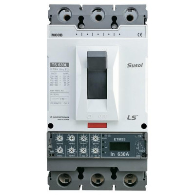 Выключатель автоматический 3п 3т 630А 65кА TS630N ETM33 AC LS Electric 108016800