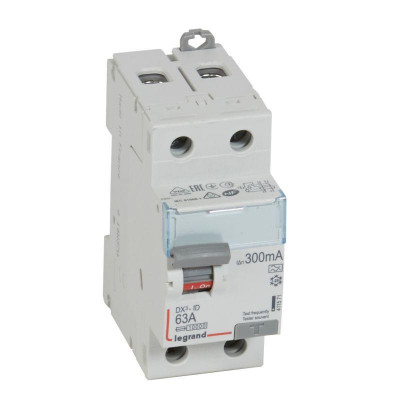 Выключатель дифференциального тока (УЗО) 2п 63А 300мА тип A DX3 Leg 411571