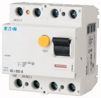 Выключатель диф. тока 4п 40/0.03А (AC/DC) 250А КЗ 10кА PF7-40/4/003-A-DE EATON 263611