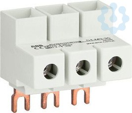 Колодка S1-M3-35 для подкл. 3ф кабеля до 35кв.мм 100А к автоматам типа MS116/132 ABB 1SAM201913R1103
