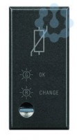 Разрядник однополюсный Axolute антрацит Leg BTC HS4536