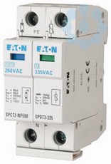 Комплект разрядников 335В 1+N класс D SPDT3-335-1+NPE EATON 170487
