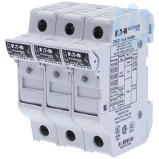 Держатель/разъединитель модульный 3P 10х38 30А 600В класс CC индикация EATON CHCC3DIU