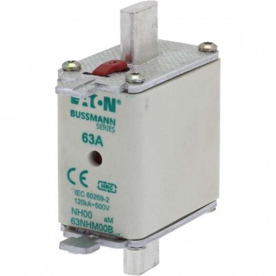 Предохранитель NH 0 AM 80А 500В двойная индикация EATON 80NHM0B