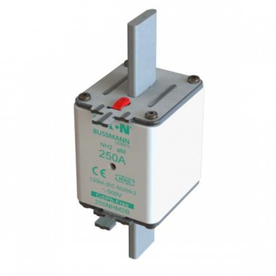 Предохранитель NH 250А 500В aM 2 двойная индикация EATON 250NHM2B