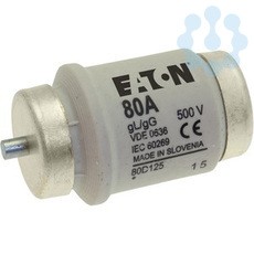 Предохранитель-D IV 80А T GL/GG 500В AC EATON 80D125
