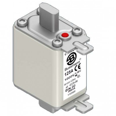 Предохранитель быстрый 125А 1000В DIN 00 AR EATON 170M2682