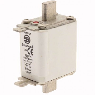 Предохранитель быстрый 125А 690В DIN 00 GR EATON 170M2701