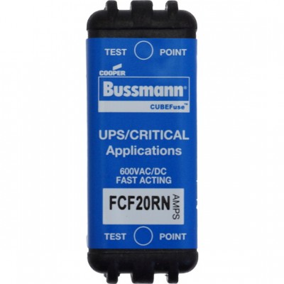 Предохранитель CUBE FAST ACTING 600В AC/DC 20А без индикация EATON FCF20RN