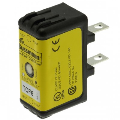 Предохранитель CUBE TIME DELAY 600В AC/300 DC с индикацией EATON TCF6