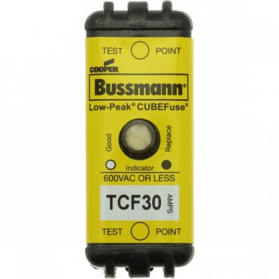Предохранитель CUBE TIME DELAY 600В AC/300 DC с индикацией EATON TCF30