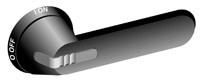 Ручка для руб. OHB125J12 жело-красн. ABB 1SCA022381R1720