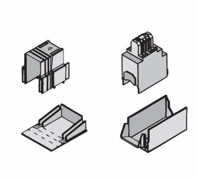 Комплект клеммных крышек OZXB3K (уп.3шт) ABB 1SCA022264R0440