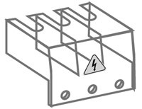Крышка клеммная OTS125T3 изол. ABB 1SCA022379R9680