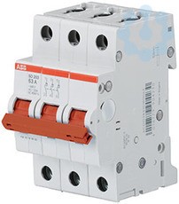 Рубильник 3П SD203/63 рычаг крас. ABB 2CDD283101R0063