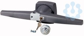 Рукоять D-типа с цилиндрическим замком; монтаж на дверь под ось 14х14 K5DG/C сер. EATON 1818061