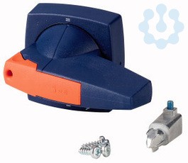 Рукоять для перекидных блокировок; монтаж на дверь под ось 6х6 KO2SDB/P син. EATON 1818072