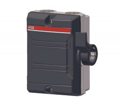 Рубильник 2п BW225 W DP 25А в боксе упр. сбоку IP65 ABB 2CMA142401R1000