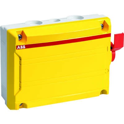 Рубильник 6п BWS616Y TPN 16А в боксе с доп. конт IP65 ABB 2CMA142425R1000