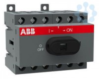 Рубильник 6п OT16F6 16А на DIN-рейку или монтаж. плату без ручки ABB 1SCA104834R1001