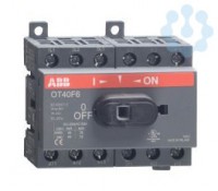 Рубильник 6п OT40F6 40А на DIN-рейку или монтаж. плату без ручки ABB 1SCA104936R1001