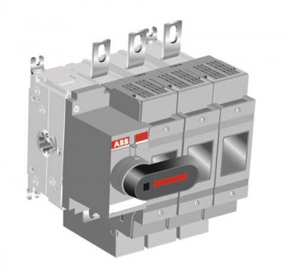 Рубильник 3п OS400D03K до 400А с прямой ручкой ABB 1SCA022779R5410