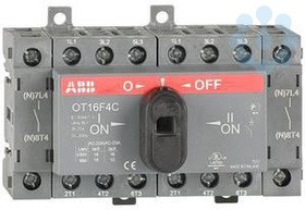 Рубильник реверсивный OT16F4C с резерв. ручкой ABB 1SCA104831R1001