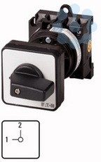 Выключатель 1п Ie=12А пол.1-2 90град. заднее креп. T0-1-15441/Z EATON 009288