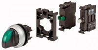 Переключатель 1НО 24В DC с подсветкой зел. M22-WRLK-G-K10LED-BVP EATON 110924