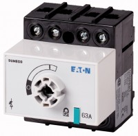 Выключатель-разъединитель Dumeco 3п+прох.N 63А без оси и рукояти DCM63/1 EATON 1314157