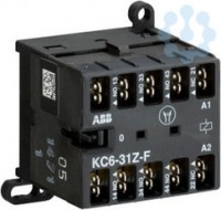 Миниконтактор KC6-31-Z -F 3А 400В AC3 катушка 110В DC ABB GJH1213003R0314