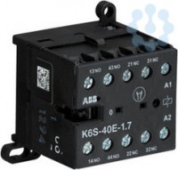 Миниконтактор К6S-40-Е-2.8 3А 400В AC3 катушка 17 32В DC ABB GJH1213001R7402