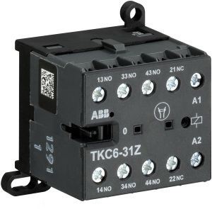 Миниконтактор TКC6-31 Z 3А катушка 77 143В DC ABB GJH1213061R6312