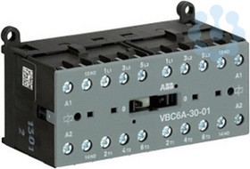 Миниконтактор реверсивный VBC6A-30-01-07 9А 400В AC3 катушка 12В DС ABB GJL1213911R0017