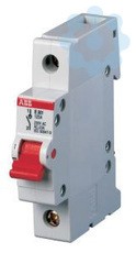Рубильник 1п E201r 100А рычаг красн. ABB 2CDE281001R0100